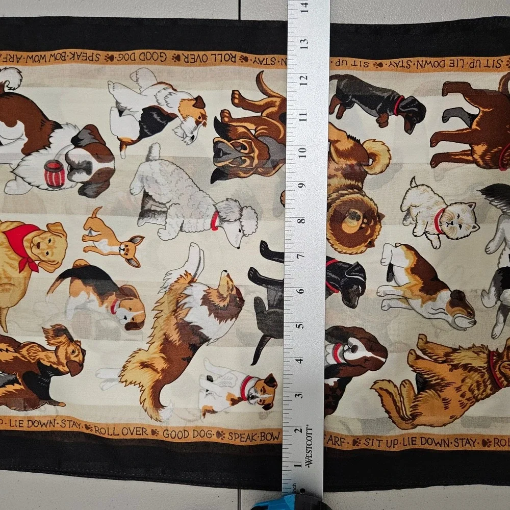 Dog Print Scarf Lightweight Dog Mom Puppy 58 inch‎
